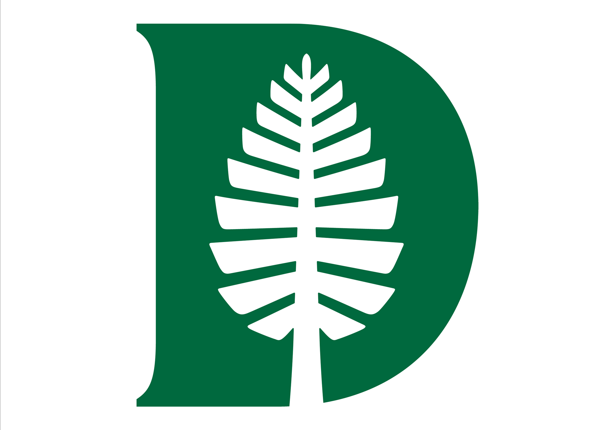 The Dartmouth D Pine Logo